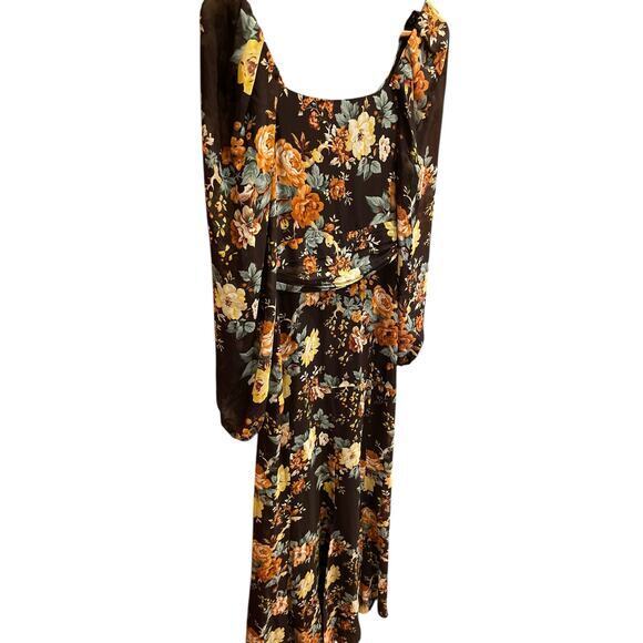 NWT Veronica Beard Floral Flower Silk Long Sleeve Dress Pink Boho Women 4 - Picture 14 of 17